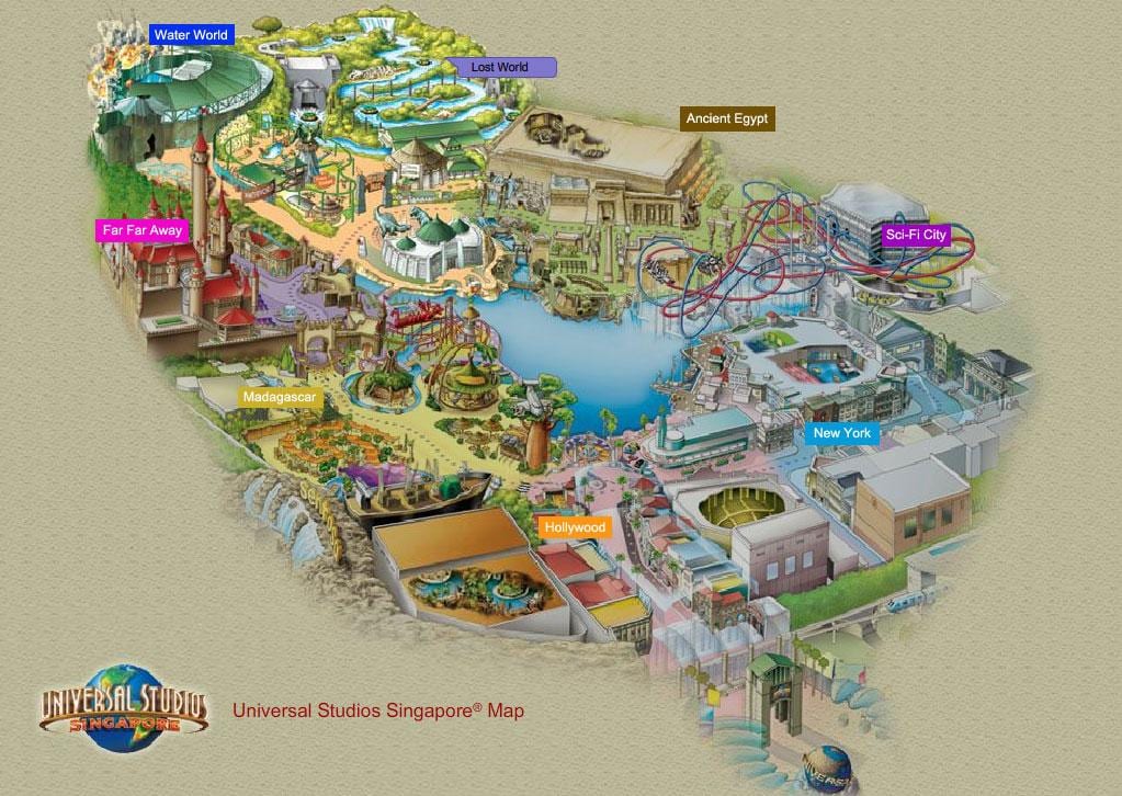 resorts ਵਿਸ਼ਵ sentosa ਨਕਸ਼ਾ