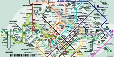 ਸਿੰਗਾਪੁਰ mrt ਅਤੇ lrt ਨਕਸ਼ਾ