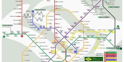 ਸਿੰਗਾਪੁਰ mrt ਲਾਈਨ ਦਾ ਨਕਸ਼ਾ