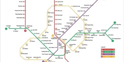 Mrt ਸਟੇਸ਼ਨ ਨਕਸ਼ਾ ਸਿੰਗਾਪੁਰ