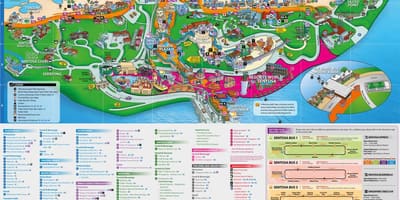 Sentosa ਨਕਸ਼ਾ ਆਕਰਸ਼ਣ