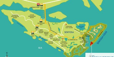 ਨਕਸ਼ਾ ਦੇ sentosa
